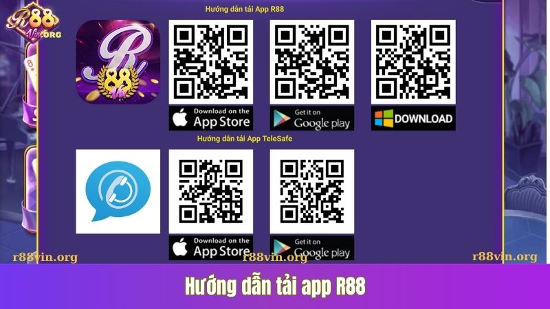 Hướng dẫn tải app R88