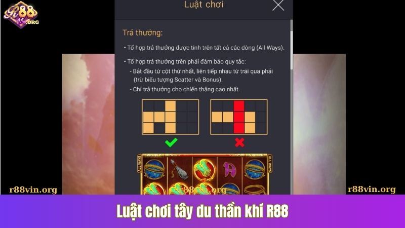 Luật chơi tây du thần khí R88